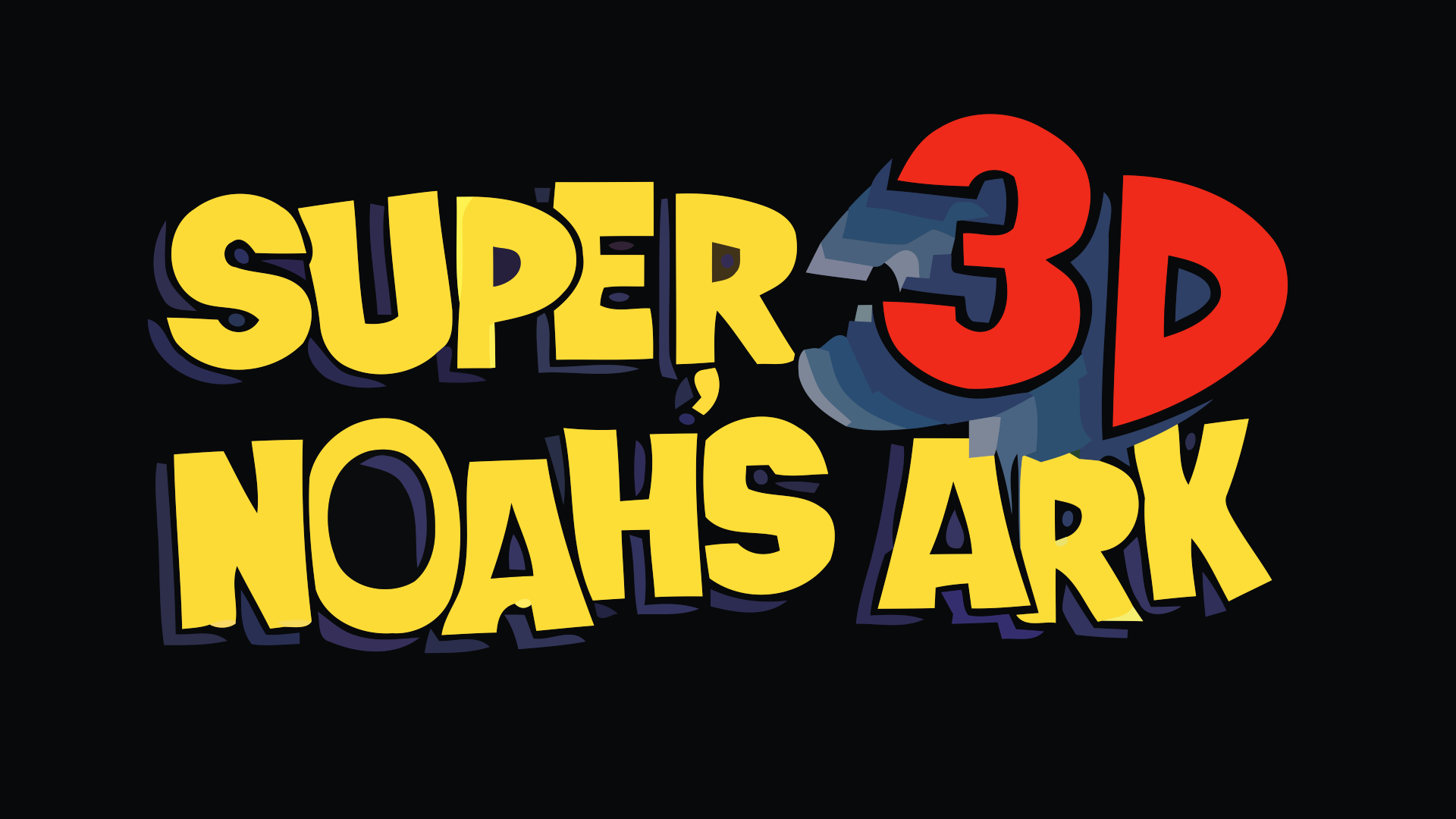 Super Noah's Ark 3D Logo