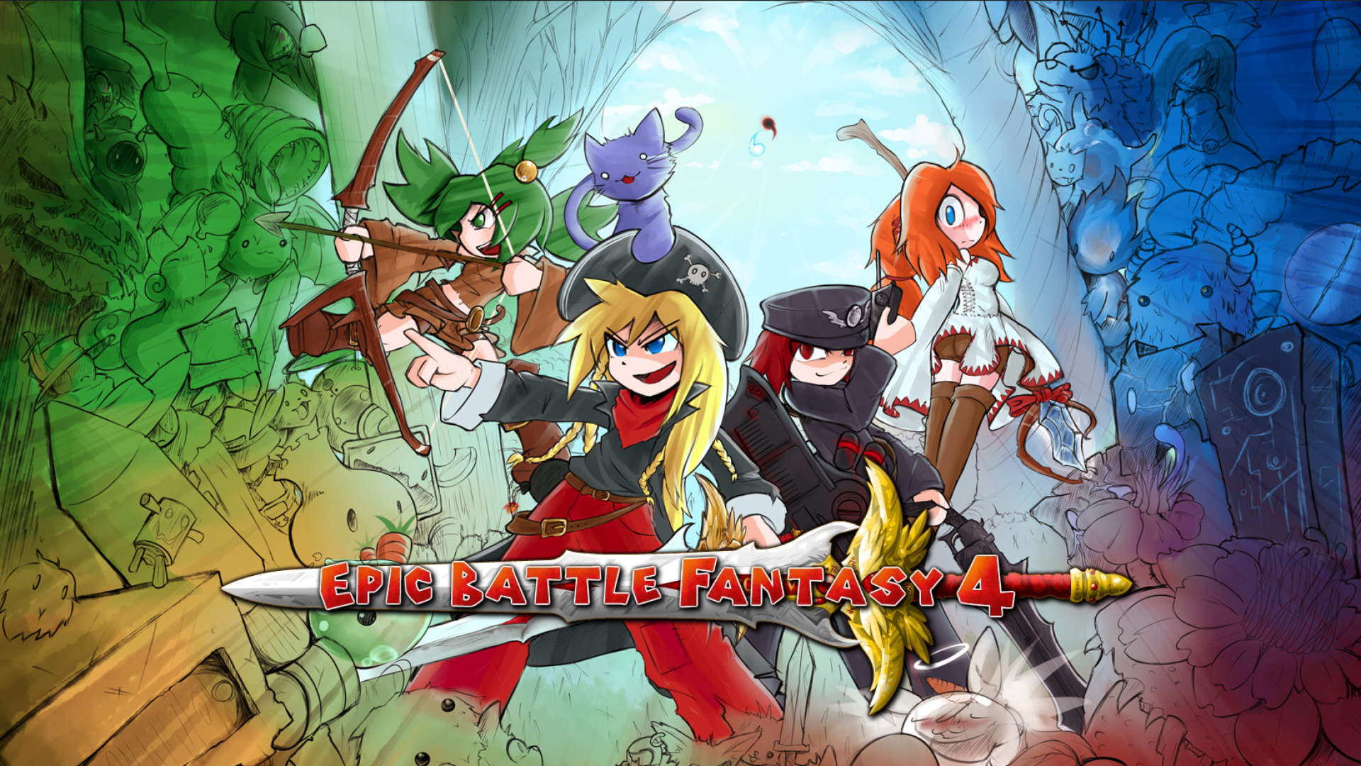 Epic Battle Fantasy 4 Logo