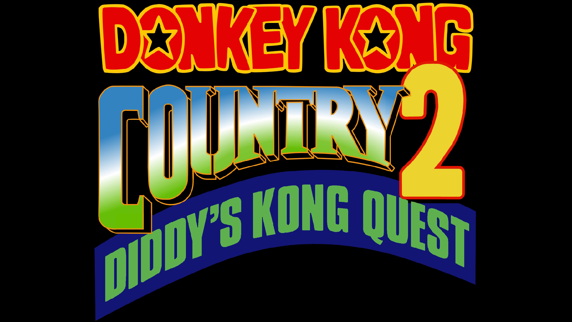 Donkey Kong Country 2: Diddy's Kong-Quest (SNES) Logo