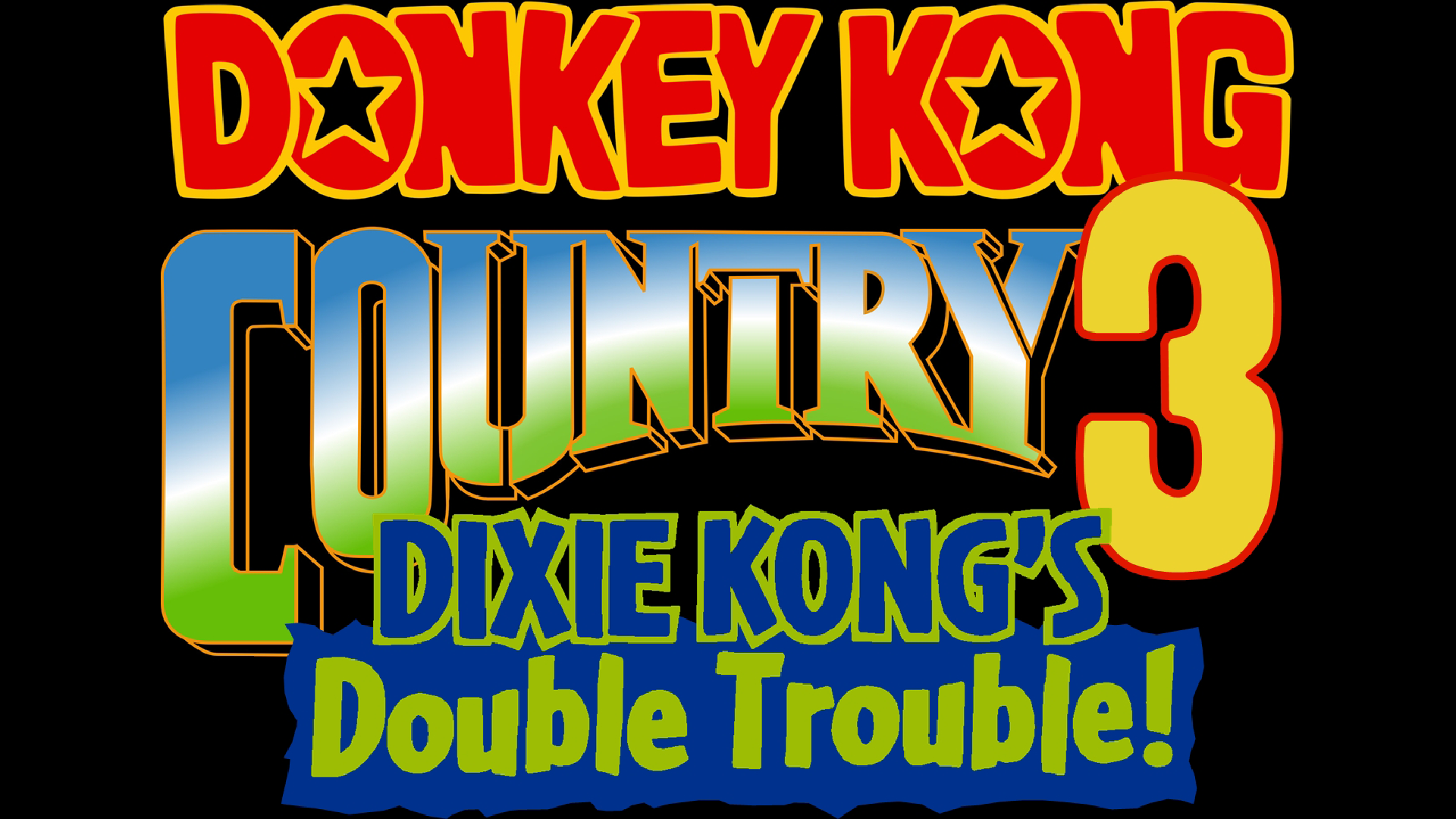 Donkey Kong Country 3: Dixie Kong's Double Trouble! (SNES) Logo