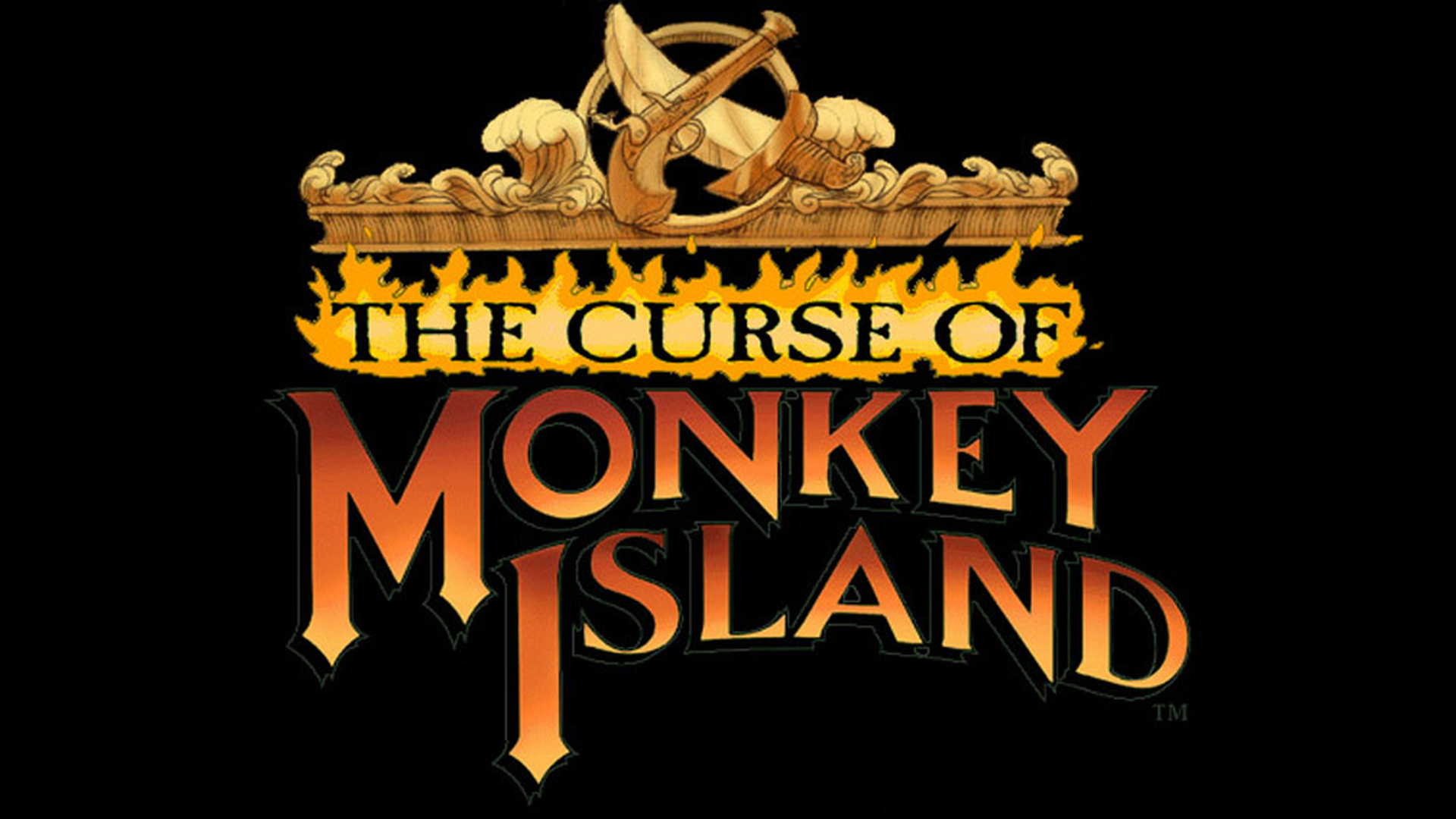 Curse of monkey. The Curse of Monkey Island. The Curse of Monkey Island обложка. Игра проклятие острова обезьян. Monkey Island лого.