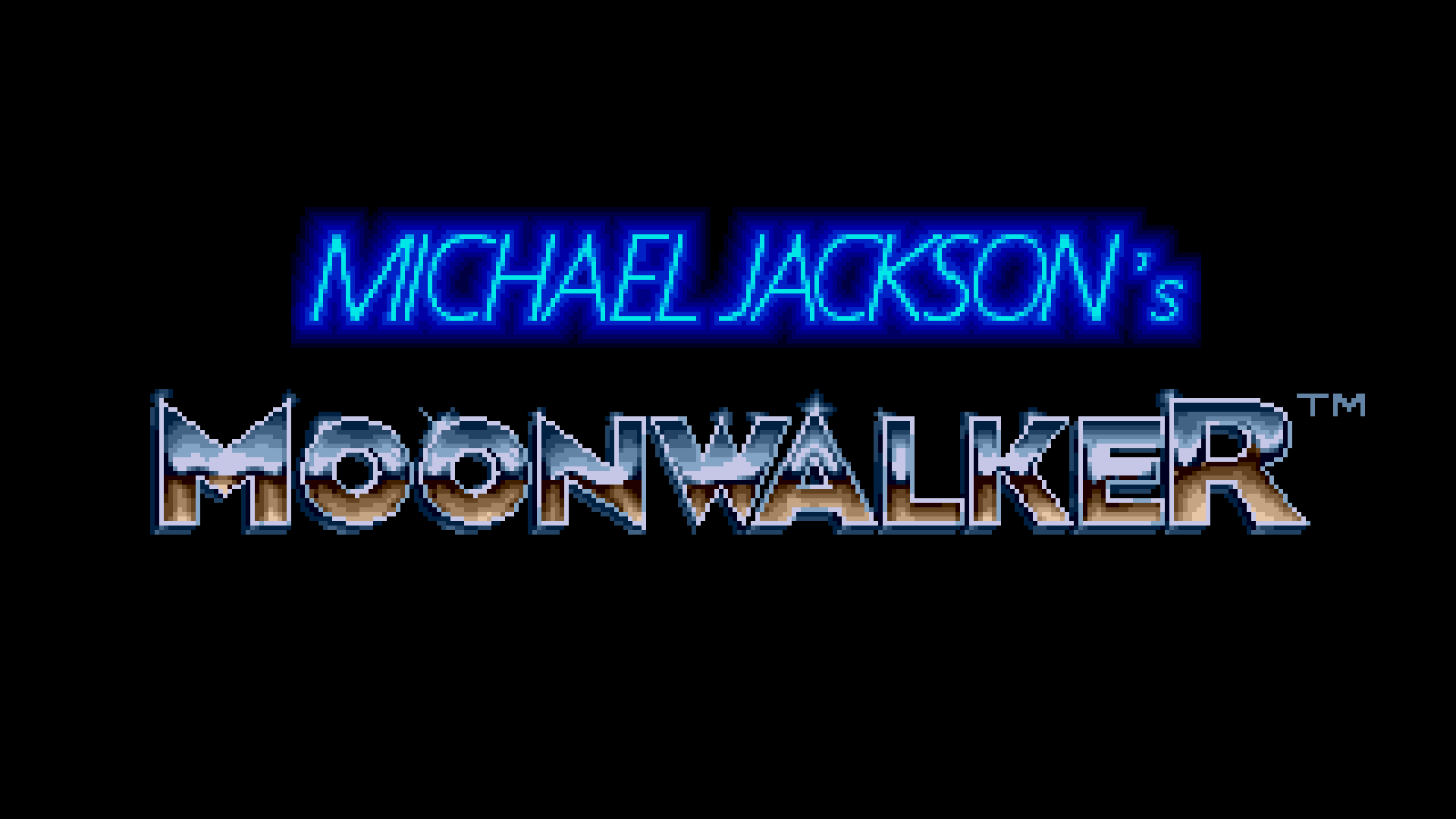 Michael Jackson's Moonwalker (Mega Drive/Genesis) Logo