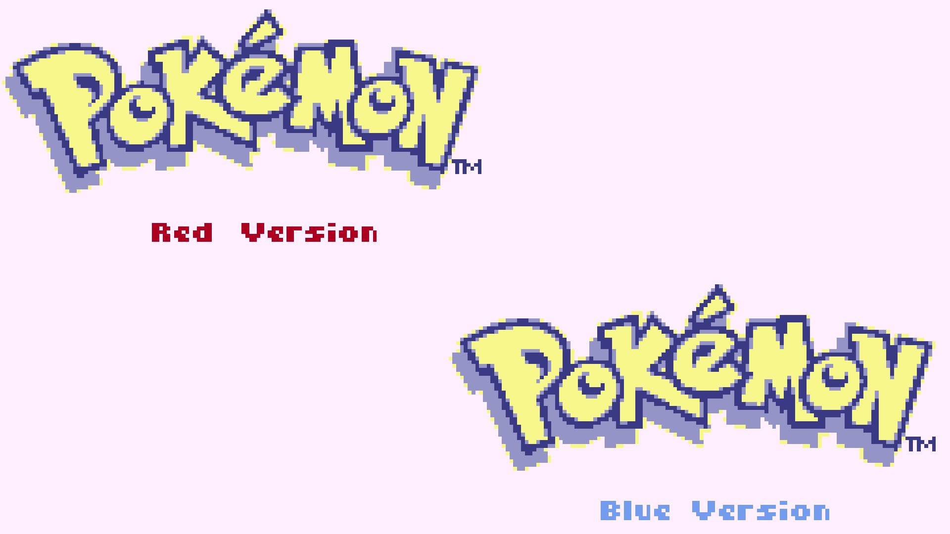 Pokémon Red & Blue/Green Logo