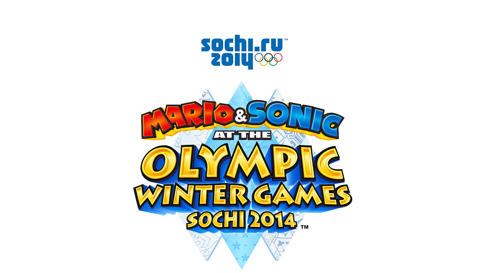 Mario & Sonic at the Sochi 2014 Olympic Winter Games Logo