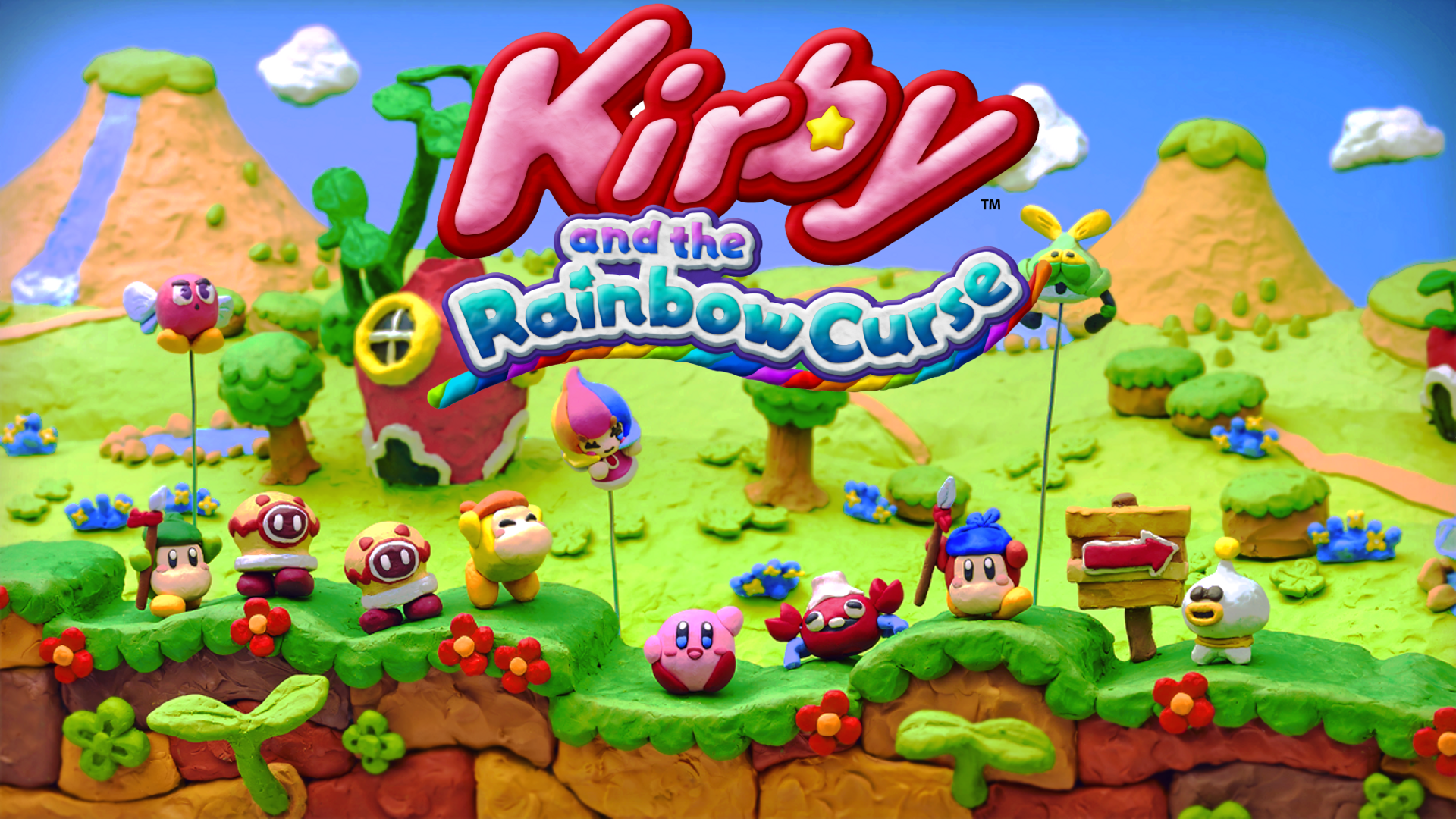 Kirby and the Rainbow Curse Logo