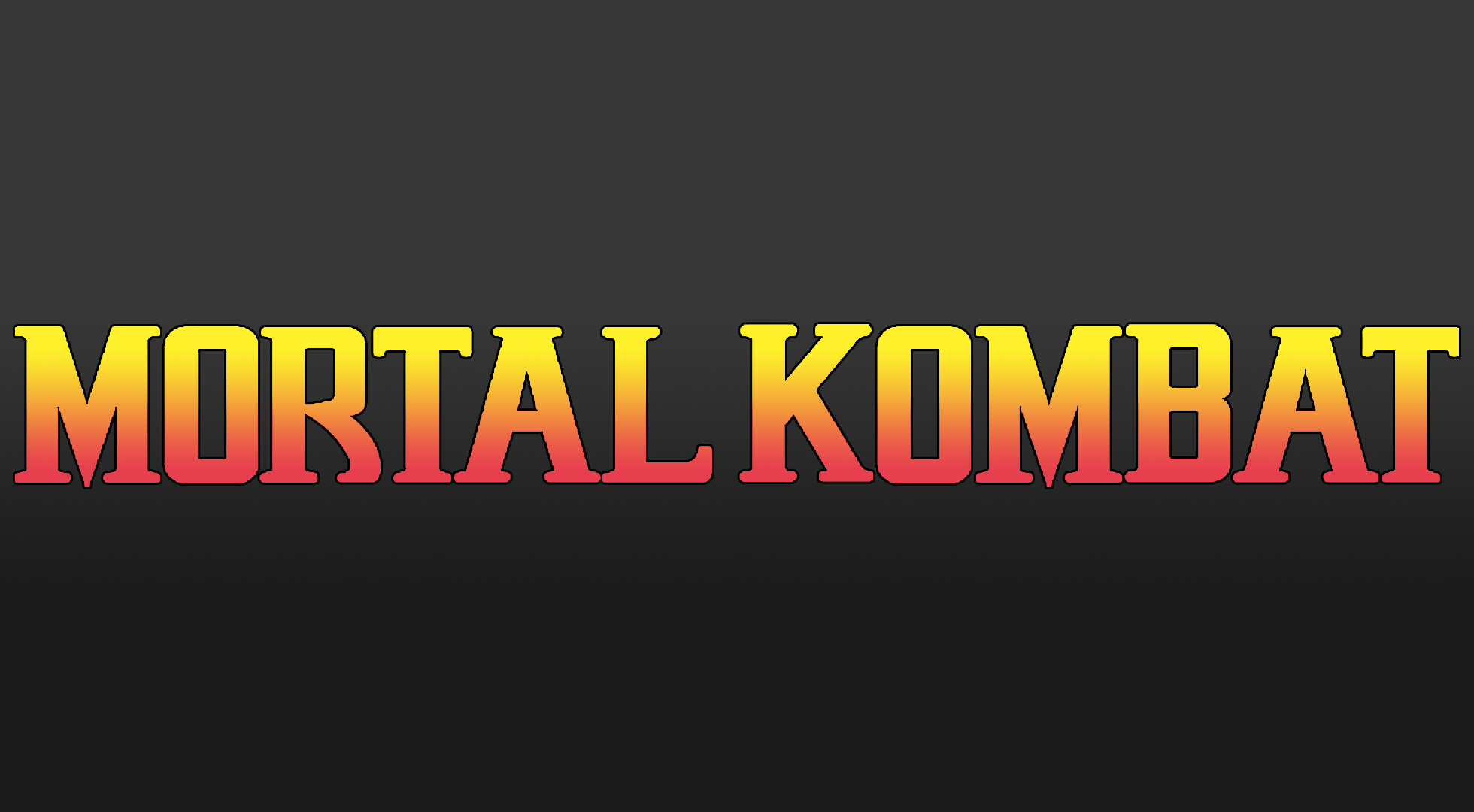 Mortal Kombat (Mega Drive/Genesis) Logo