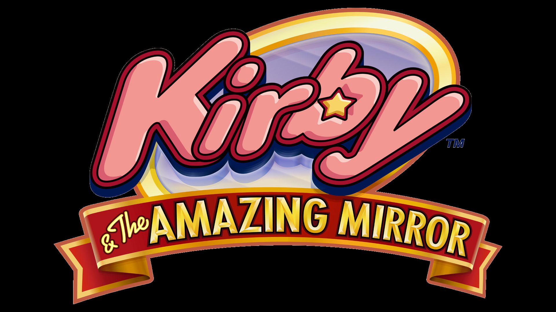 Kirby & The Amazing Mirror Logo