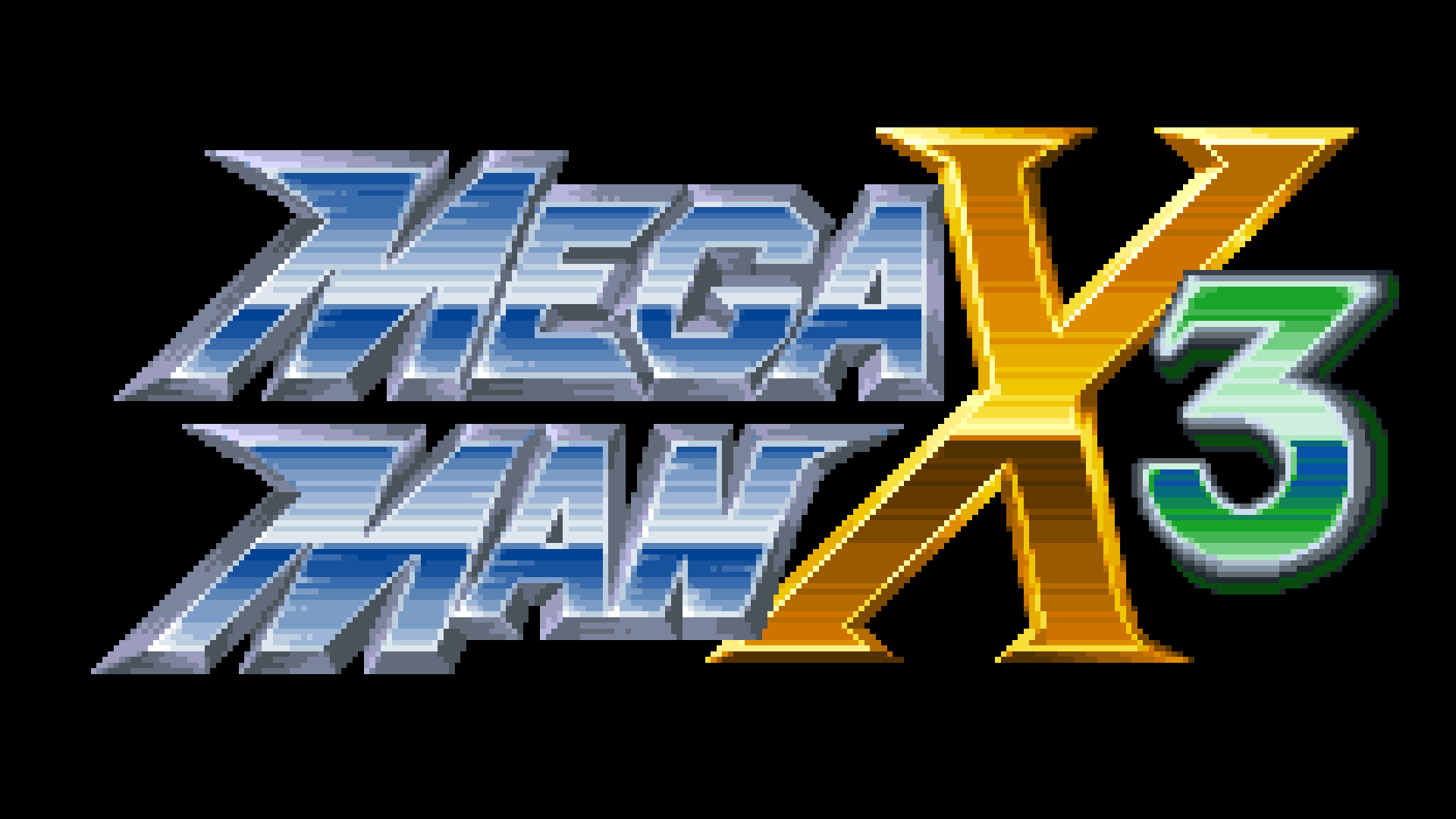 Mega Man X3 (SNES) Logo