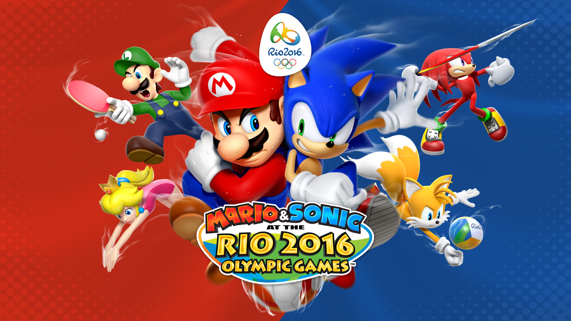 Mario & Sonic at the Rio 2016 Olympic Games (Wii U) Logo