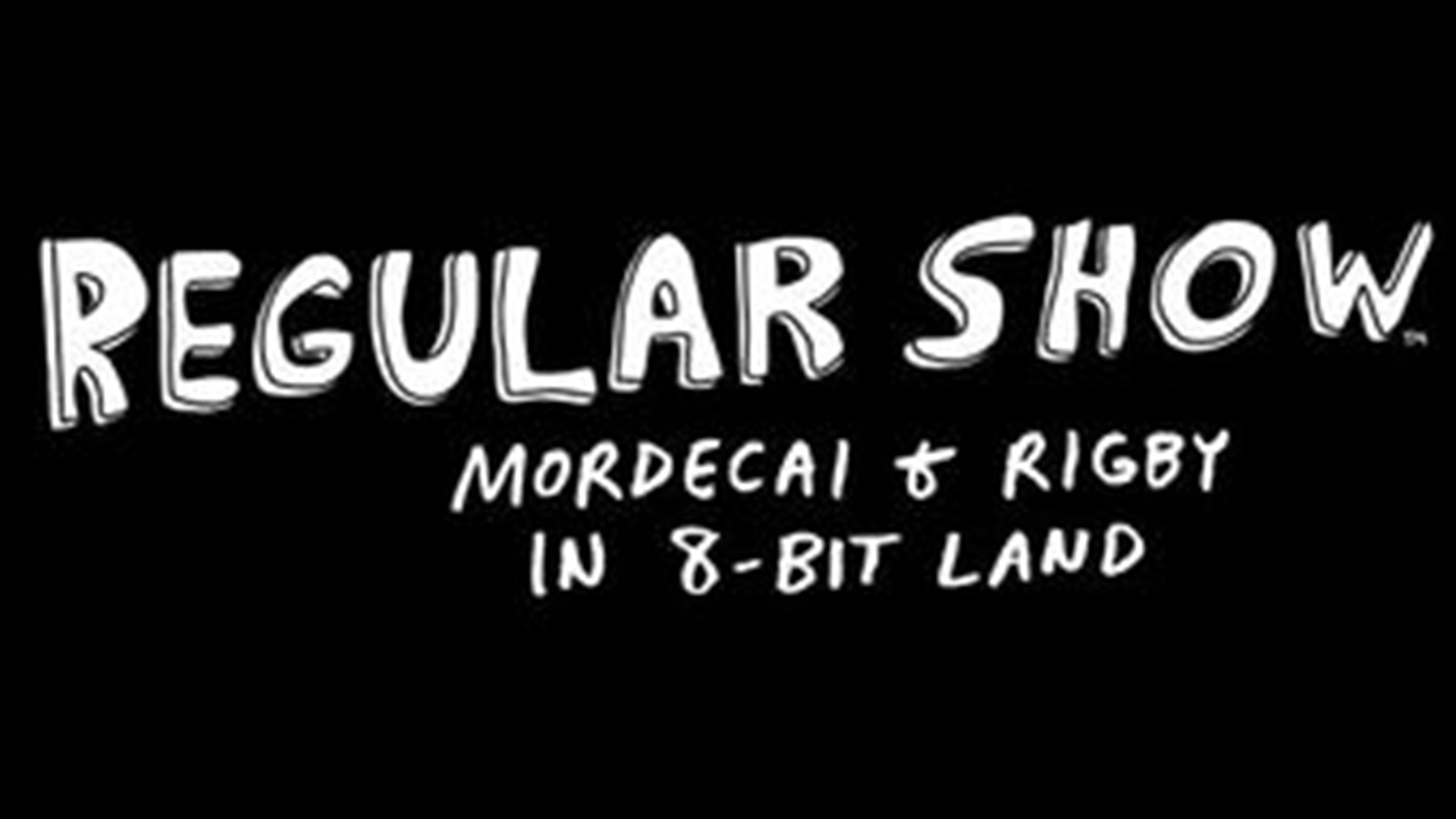 Regular Show: Mordecai and Rigby in 8-Bit Land Logo