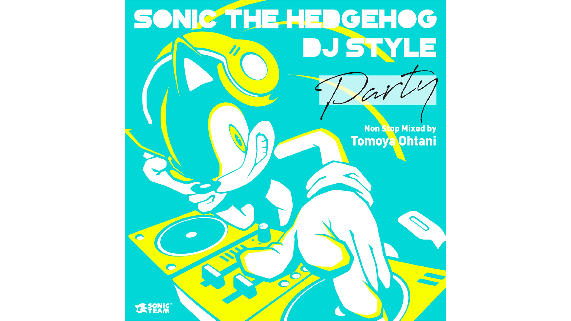 Sonic The Hedgehog DJ Style ”Party” Logo