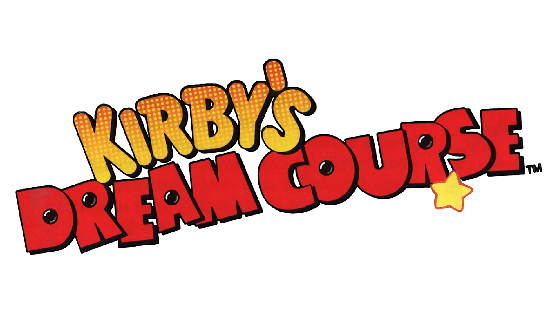Kirby's Dream Course Logo