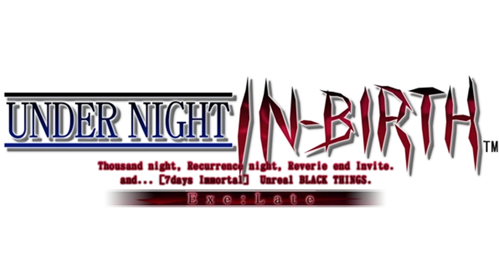 Under Night In-Birth Exe:Late Logo
