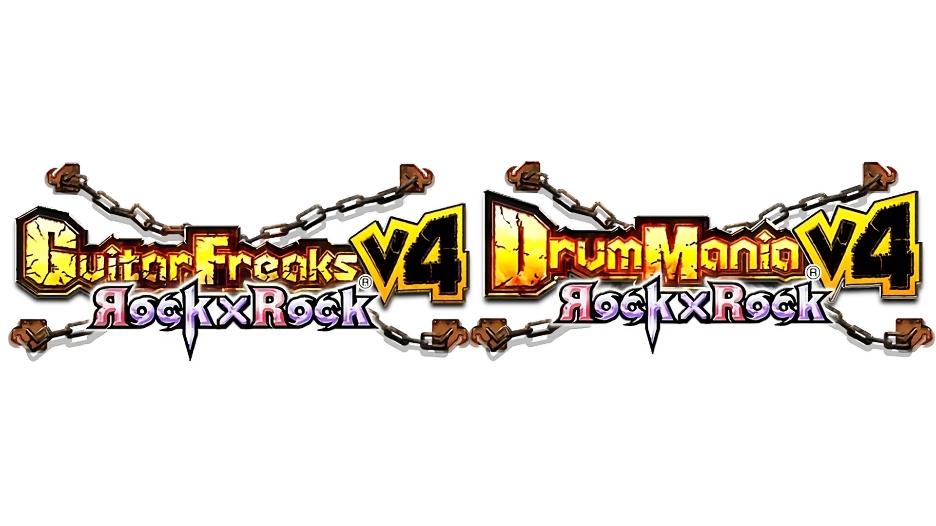 GuitarFreaks V4 & DrumMania V4: Яock×Rock Logo