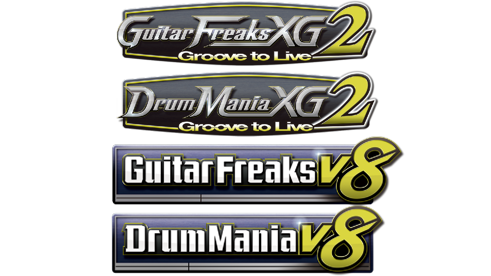 GuitarFreaksXG2 & DrumManiaXG2: Groove to Live / V8 Logo