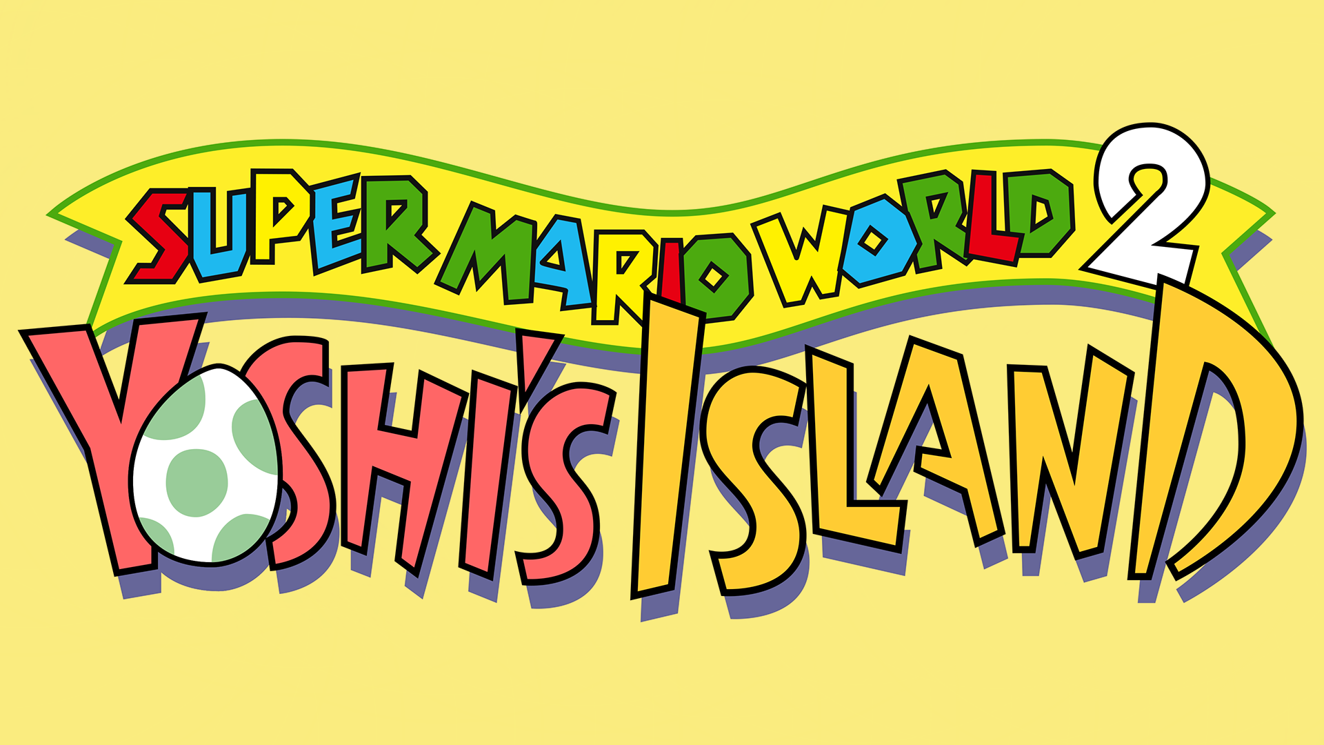 Super Mario World 2: Yoshi's Island Logo
