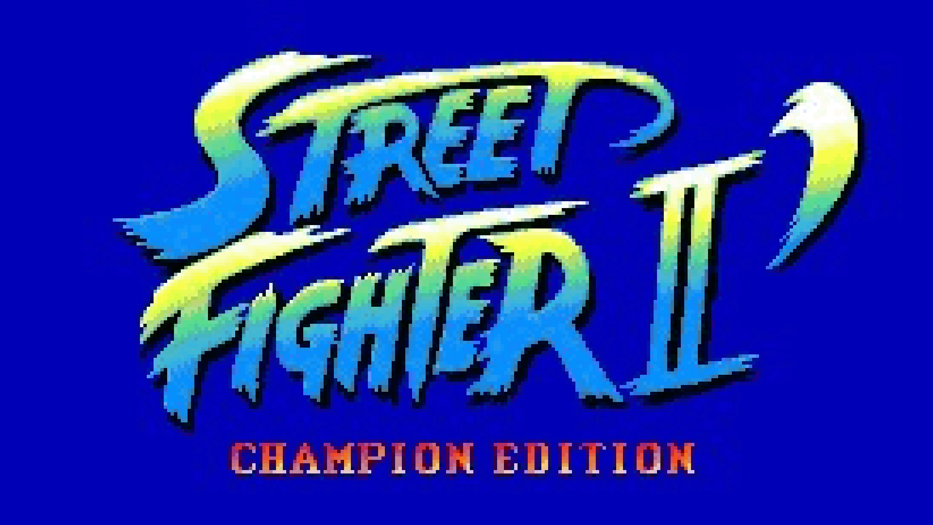 Street Fighter II': Champion Edition (PC Engine) Logo