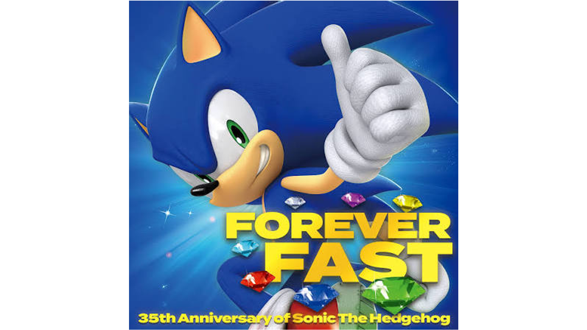 Sonic the Hedgehog 35th Anniversary - Forever Fast Logo