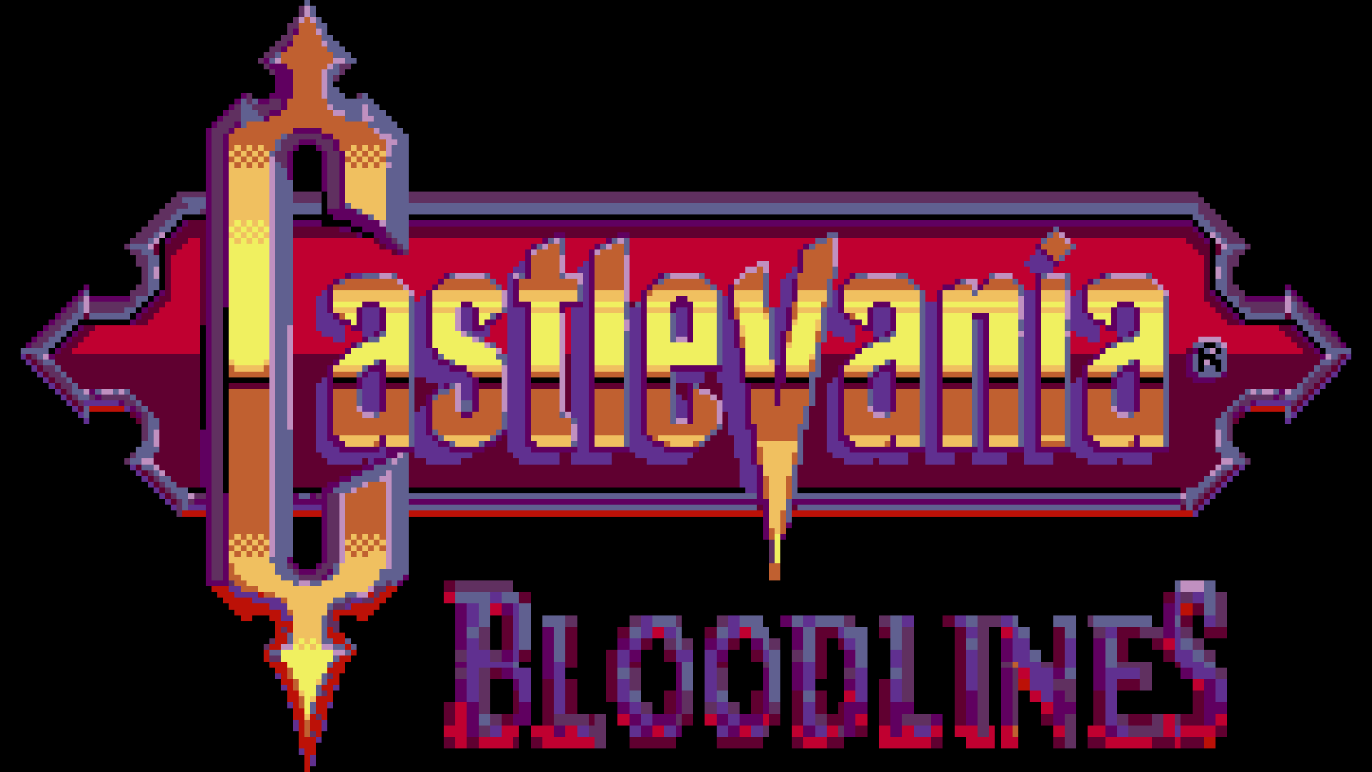 Castlevania: Bloodlines Logo